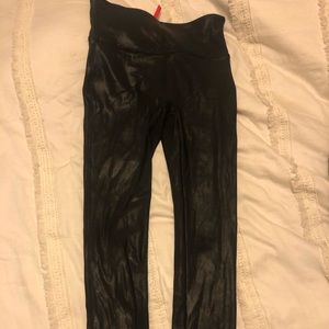 Spanx leather leggings